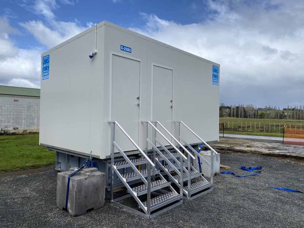 Ablution and Water Storage Tank System from Castle Portable Buildings