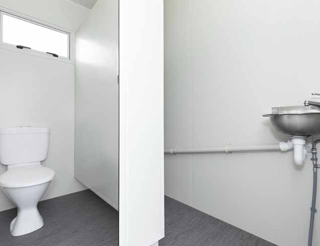 Custom-Built Shower & Toilet Units Options Available